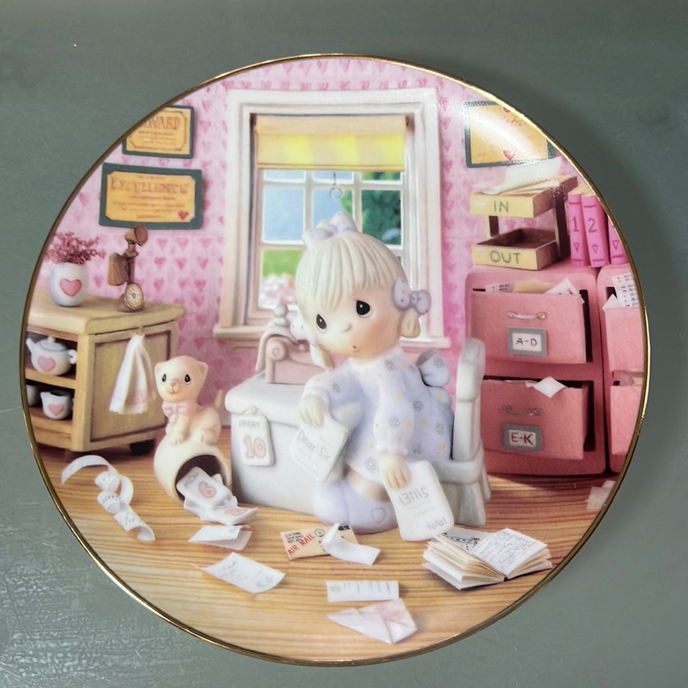 Precious Moments Collector Plate - Praise the Lord Anyhow